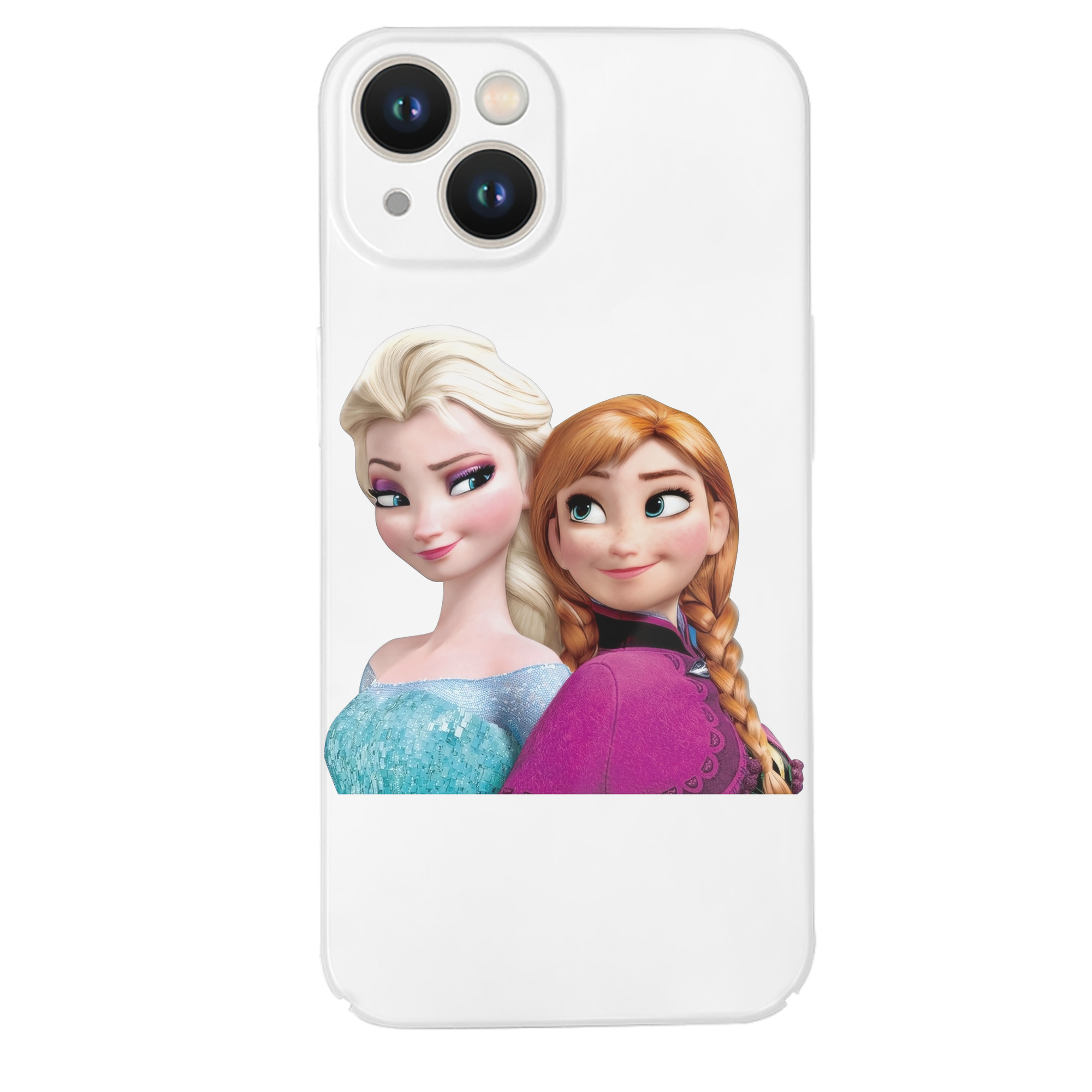 （画像用） アナと雪の女王 アンナ エルサ Frozen Anna Elsa 【iPhone 14シリーズ対応】ハードケース